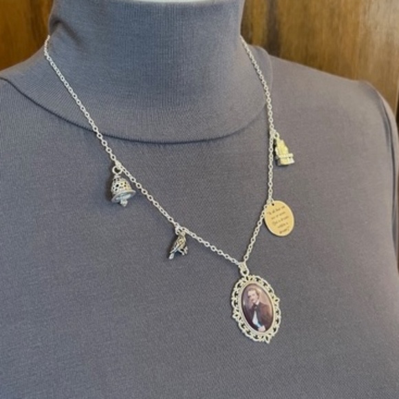 Poems of Edgar Allan Poe Handmade Literature Poetry Necklace, Portrait, Raven - Picture 10 of 16